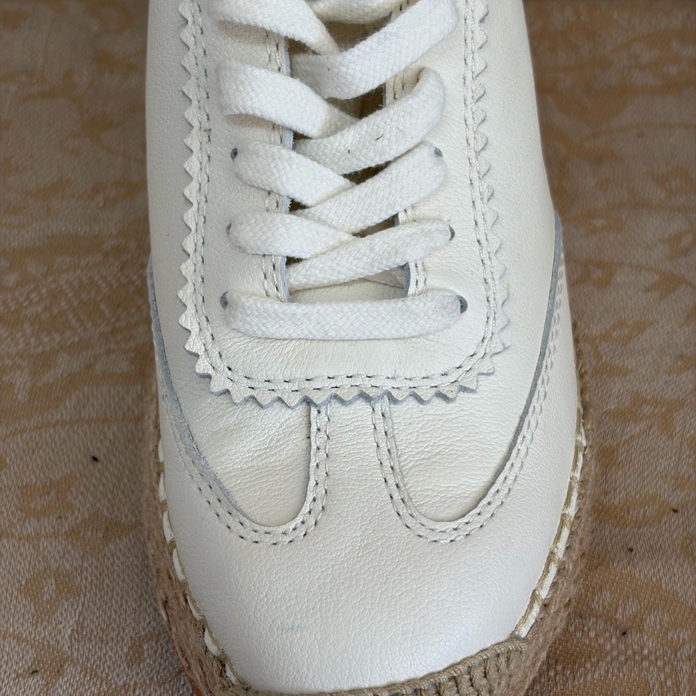 DV by Dolce Vita White Espadrille Shoes Platform Tennis Shoe Style - Picture 10 of 10